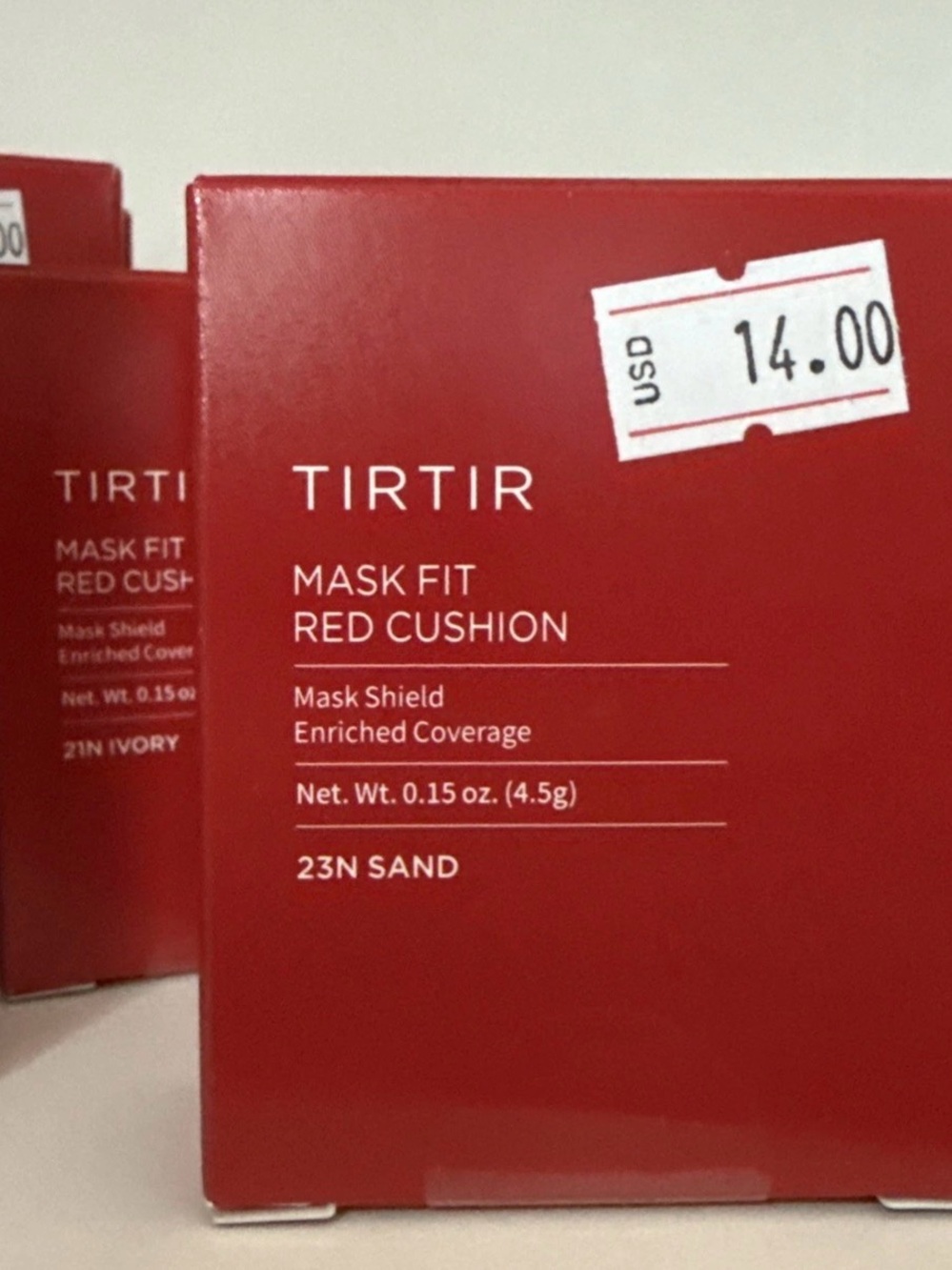 TIRTIR Mask Fit Red Cushion Foundation - 23N Sand (Cream)